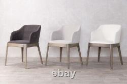 Grey Upholstered Dining Chair Modern Dining Chair Scandi Dining Chair Carver