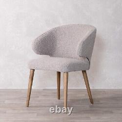 Grey Upholstered Dining Chair Wingback Chair Luxury Dining Chair Modern Chair