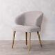 Grey Upholstered Dining Chair Wingback Chair Luxury Dining Chair Modern Chair