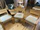 Habitat Radius Solid Oak Dining Chair Upholster Seat £100 Each 3 Available