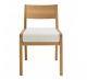 Habitat Radius Solid Oak Dining Chair Upholster Seat Now £100.00 Collect Wf119hs