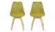 Habitat Jerry Pair Of Dining Chair Yellow 8959548