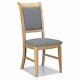 Hatfield Oak Furniture Set Of Four Upholstered Dining Room Chairs