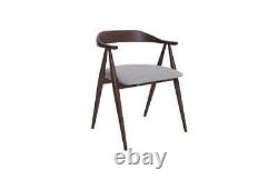 Heal's Ercol Lugo Tulip Wooden Upholstered Dining Table Chair RRP £450