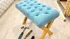 How To Make Tufted Bench Home Decor Tutorial Diy By Polkilo