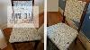 How To Reupholster A Chair And Back Diy Tutorial Hip N Creative