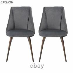 Hykkon Tyrell Upholstered Dining Chair (Set of 2) Grey