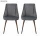 Hykkon Tyrell Upholstered Dining Chair (set Of 2) Grey
