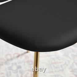 Ivy Velvet Upholstered Modern Dining Chair Gold Leg Retro Vintage