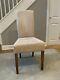 John Lewis 6x Velour Upholstered Dining Chairs