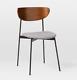 John Lewis Modern Petal Upholstered Dining Chair, Platinum / Bronze Rrp £239