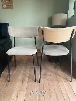 John Lewis Motion Corduroy Upholstered Dining Chair In Sand RRP £199