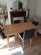 John Lewis Oak Stride Extending Dining Room Table And Four Upholstered Chairs