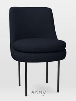 John Lewis & Partners Modern Curved Upholstered Dining Chair, Indigo RRP £299