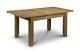 Julian Bowen Astoria Solid Oak Waxed Oak Extending Table & Chairs Chunky Design