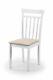 Julian Bowen Coast White Wood 2 X Kitchen Dining Chair Wooden Pair