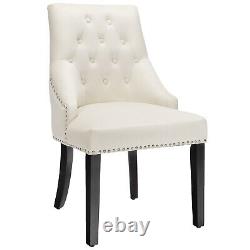 Kitchen Button-Tufted Dining Chair Upholstered Side Chair Modern Accent Chair