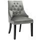 Kitchen Button-tufted Dining Chair Upholstered Side Chair Modern Accent Chair