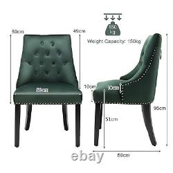 Kitchen Button-Tufted Dining Chair Upholstered Side Chair Modern Accent Chair