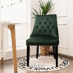 Kitchen Button-Tufted Dining Chair Upholstered Side Chair Modern Accent Chair