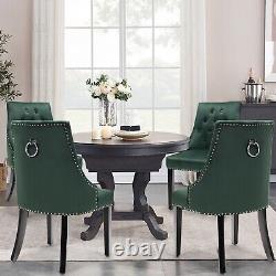 Kitchen Button-Tufted Dining Chair Upholstered Side Chair Modern Accent Chair