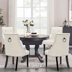 Kitchen Button-Tufted Dining Chair Upholstered Side Chair Modern Accent Chair