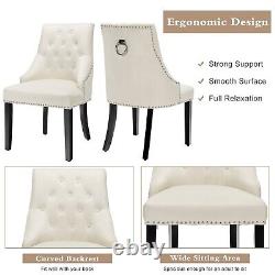 Kitchen Button-Tufted Dining Chair Upholstered Side Chair Modern Accent Chair