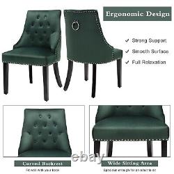 Kitchen Button-Tufted Dining Chair Upholstered Side Chair Modern Accent Chair