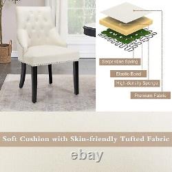 Kitchen Button-Tufted Dining Chair Upholstered Side Chair Modern Accent Chair