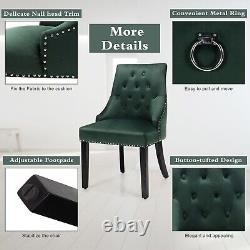 Kitchen Button-Tufted Dining Chair Upholstered Side Chair Modern Accent Chair