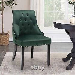 Kitchen Button-Tufted Dining Chair Upholstered Side Chair Modern Accent Chair