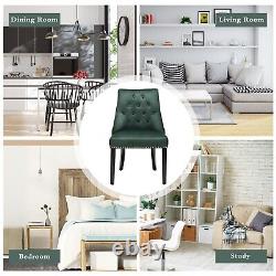 Kitchen Button-Tufted Dining Chair Upholstered Side Chair Modern Accent Chair