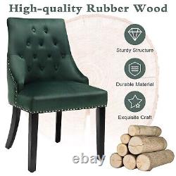 Kitchen Button-Tufted Dining Chair Upholstered Side Chair Modern Accent Chair