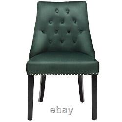 Kitchen Button-Tufted Dining Chair Upholstered Side Chair Modern Accent Chair