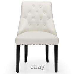 Kitchen Button-Tufted Dining Chair Upholstered Side Chair Modern Accent Chair