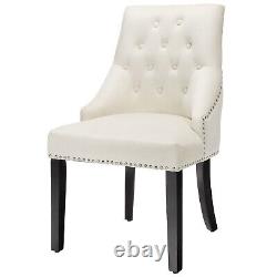 Kitchen Button-Tufted Dining Chair Upholstered Side Chair Modern Accent Chair