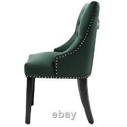 Kitchen Button-Tufted Dining Chair Upholstered Side Chair Modern Accent Chair