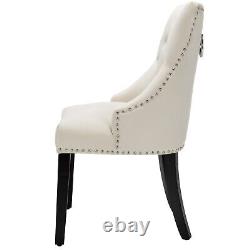 Kitchen Button-Tufted Dining Chair Upholstered Side Chair Modern Accent Chair