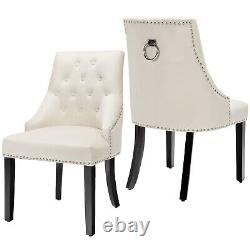 Kitchen Button-Tufted Dining Chair Upholstered Side Chair Modern Accent Chair