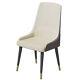 Kitchen Chair Modern Upholstered Dining Chairs Desk Side Pu Chair With Metal Leg