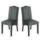 Kitchen Hotel Cafe Upholstered Seat Dining Chairs Wedding Banquet Chairs 2/4/6x