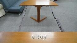Large McIntosh Extending Dining Table + 6 x upholstered chairs