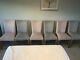 Laura Ashley 6 Upholstered Dining Room Chairs 3 Grey 3 Pink Excellent Condition