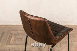 Leather Look Upholstered Dining Chairs Leather Look Kitchen Chairs