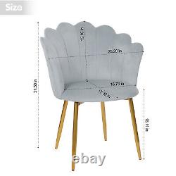 Leisure Chair High Back Upholstered Armchair Modern Bedroom Living Room Home