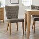 Louisa Upholstered Dining Chair (set Of 2) Oak/taupe
