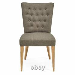 Louisa Upholstered Dining Chair (Set of 2) Oak/Taupe