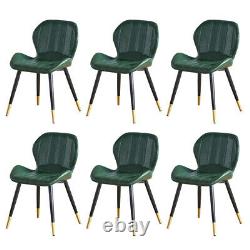 Luxury Set of 2 PU Leather Dining Side Chairs Lounge Dining Room Kitchen Office