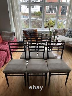 MID Century Meredew Dining Chairs X6