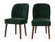 Margot Dining Chairs 4 X Made.com Green Velvet Dining Room Chairs Upholstered X4